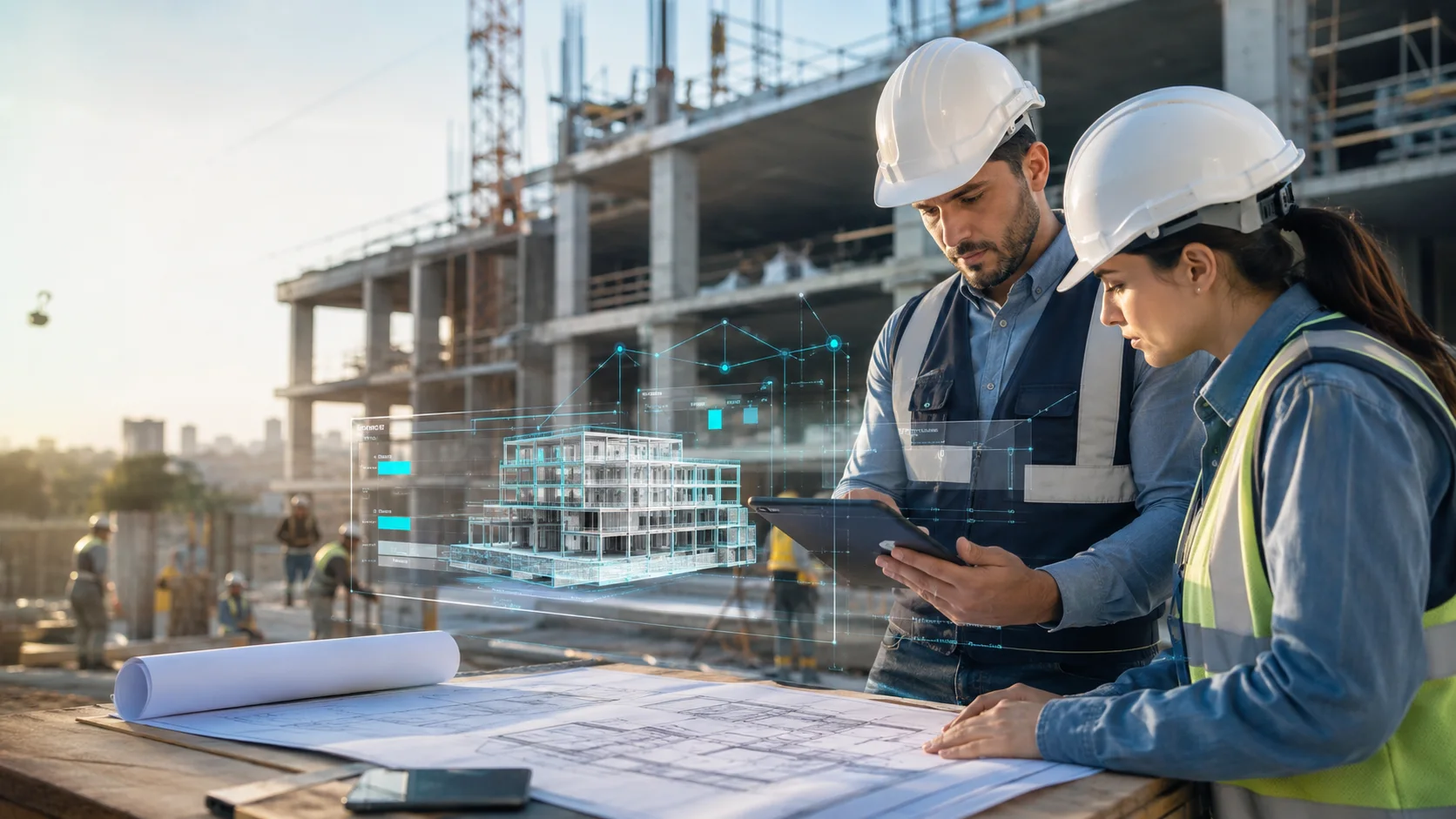 Inteligência artificial transforma a rotina da construção civil e acelera etapas de planejamento