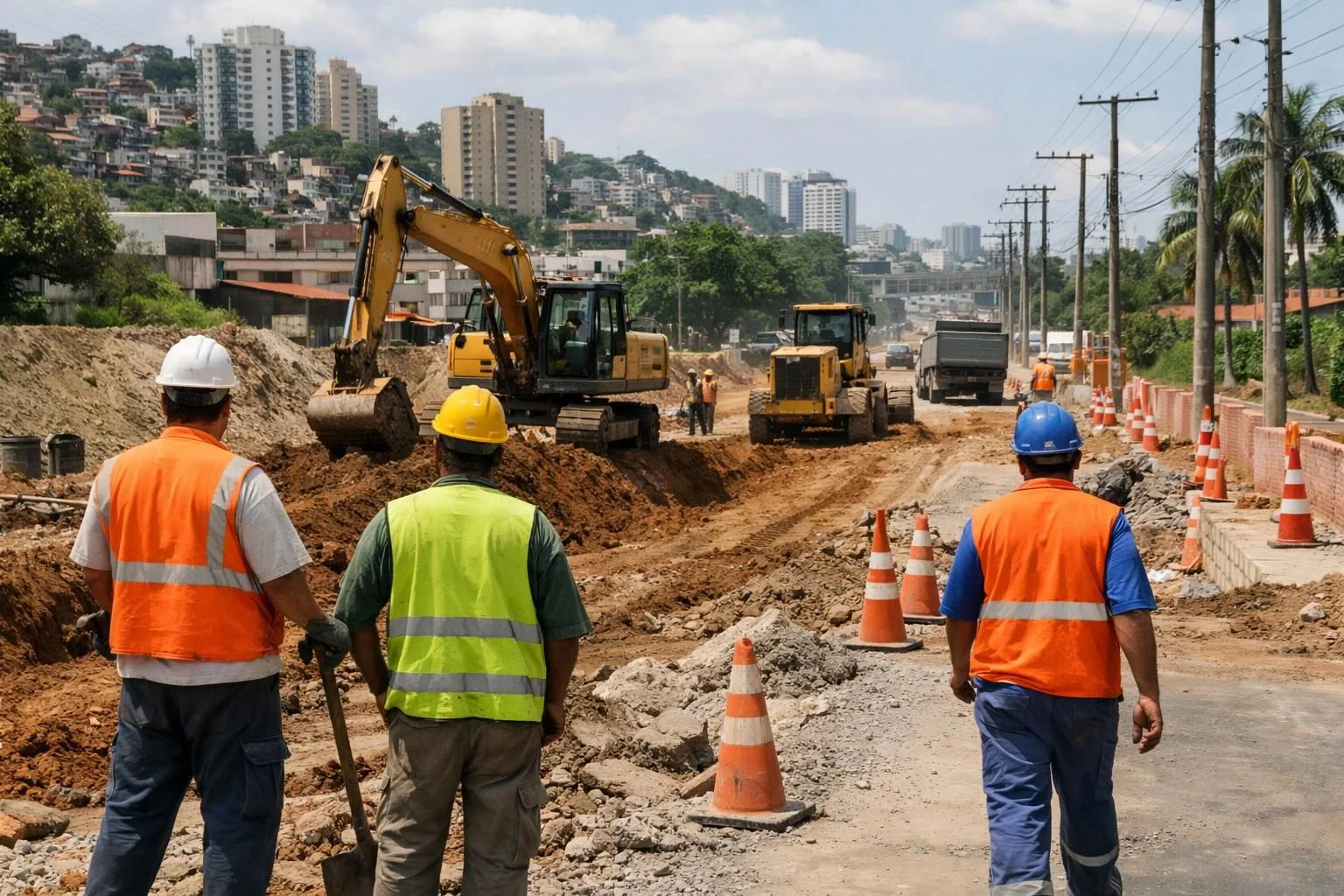 Fim da escala 6x1 exige revisão de custos em obras públicas, alerta CBIC