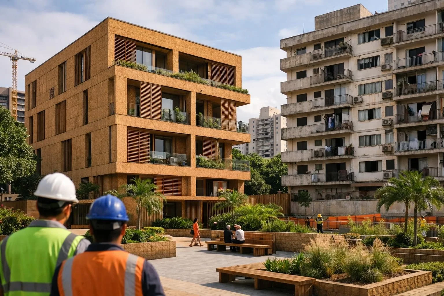 Hotel em Mallorca combina reforma, estrutura de madeira e revestimento de cortiça