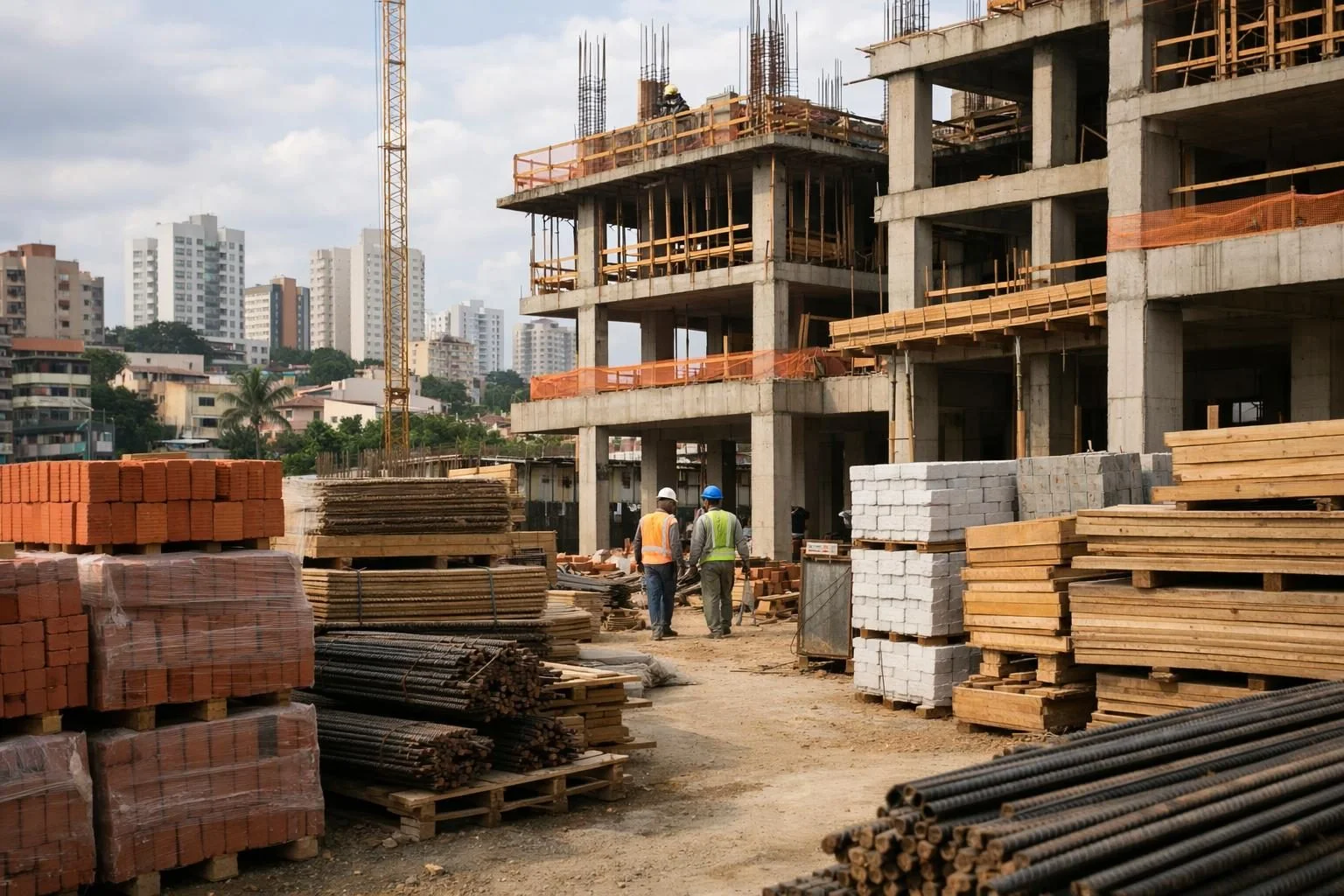 Custos da construção desaceleram em setembro, com INCC-M em 0,25%