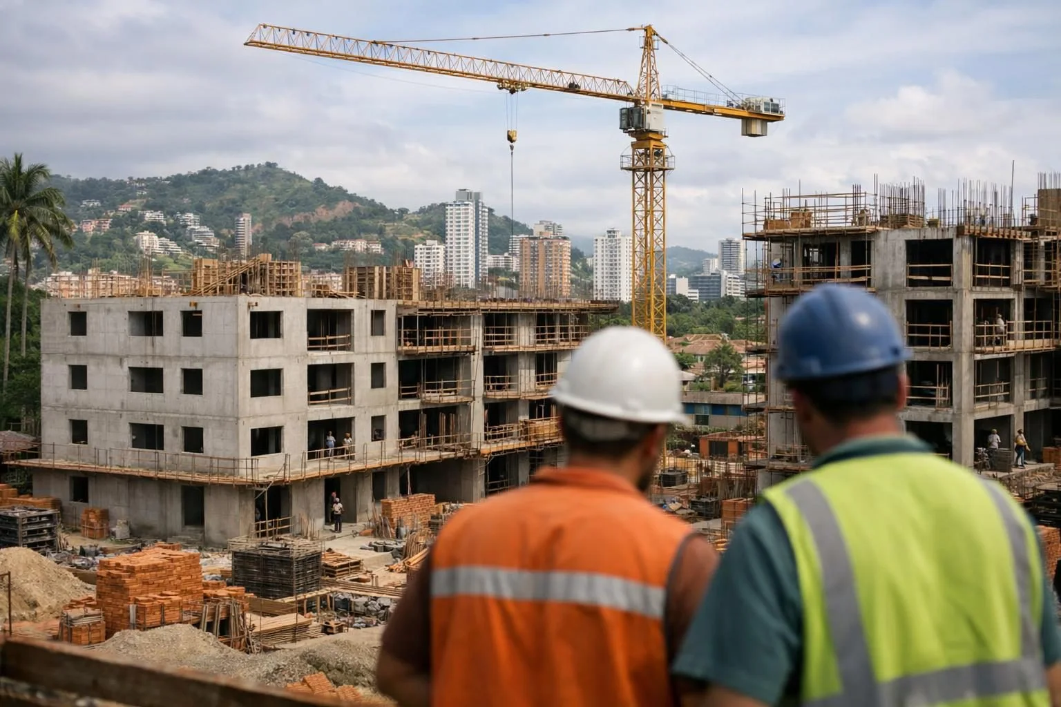 Confiança da construção sobe, mas carteira de contratos enfraquece