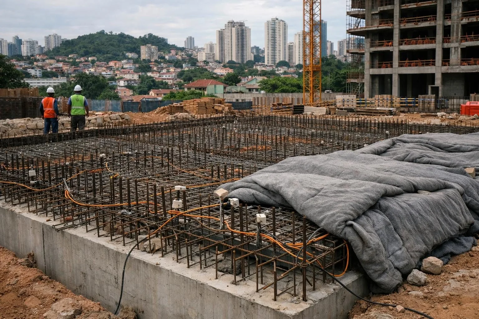 Simulação e sensores orientam controle térmico de estruturas de concreto massa