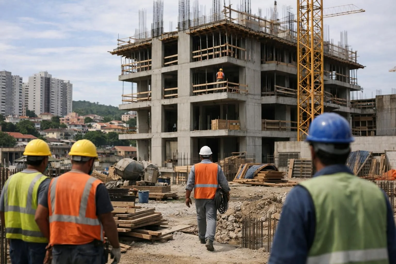 Construção cria 20.848 vagas em agosto, mas confiança cai em setembro